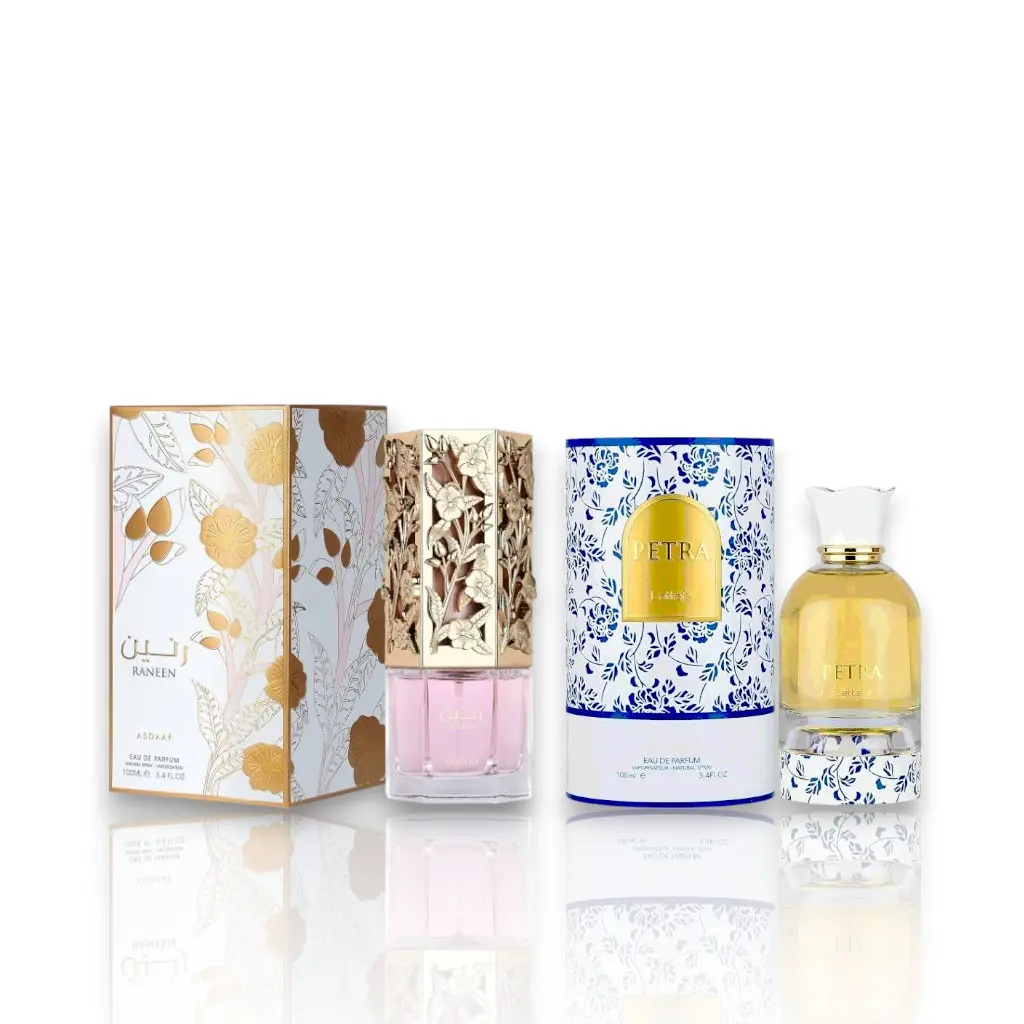 Lattafa Perfumes | Petra + Raneen | Eau De Parfum | Women's Fragrance | 100 ML | Rum - Sweet & Floral Notes
