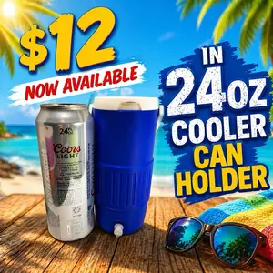 Ice Cold All Summer  24oz Cooler can holder Only $12!
