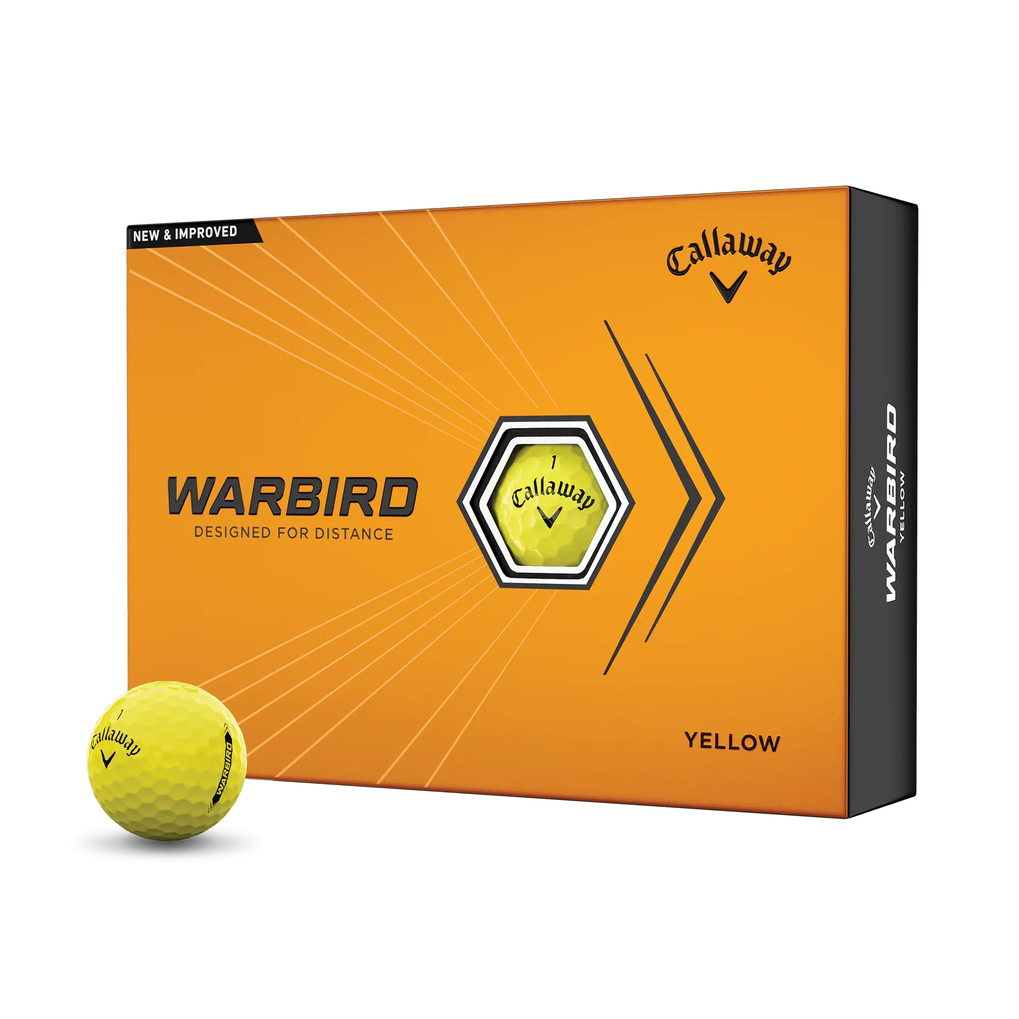 Callaway Golf Warbird Yellow Golf Balls Callaway Golf Warbird Yellow Golf Balls