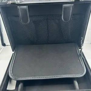 Lockable Aluminum Storage Case | Portable Organizer Briefcase with Compartments