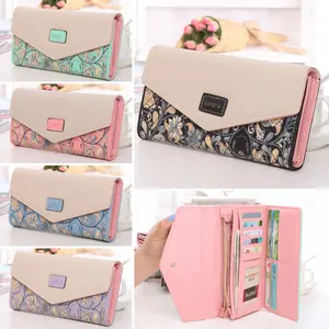 Women’s Leather Envelope Clutch Wallet –Elegant Evening Handbag