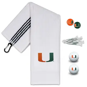 Miami Hurricanes Golf Gift Set