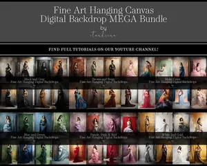 Mega Fine Art Hanging Canvas Digital Backdrop Collection