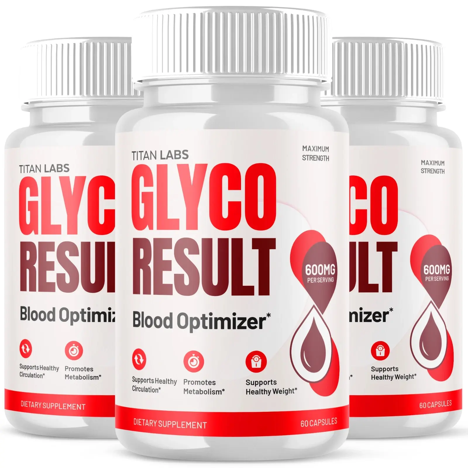 GlycoResult Advanced Blood Health Support Formula GlycoResult 180 Caps