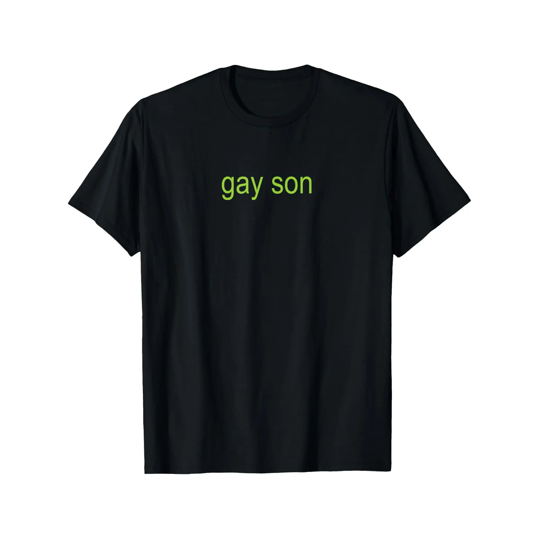 Men's Short-Sleeve Round Neck Breathable Cotton T-Shirt - Gay Son Brat XCX Dark Humor Joke Graphic Print, Soft Fitted Thermal Top, Casual Sports Menswear, Birthday Present Graduation Gift, Tshirt, Shortsleeve, Crew Neck