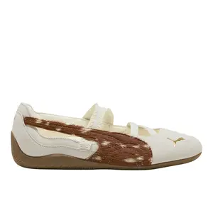 PUMA Womens Speedcat Doelette Ballet Flats Casual - White