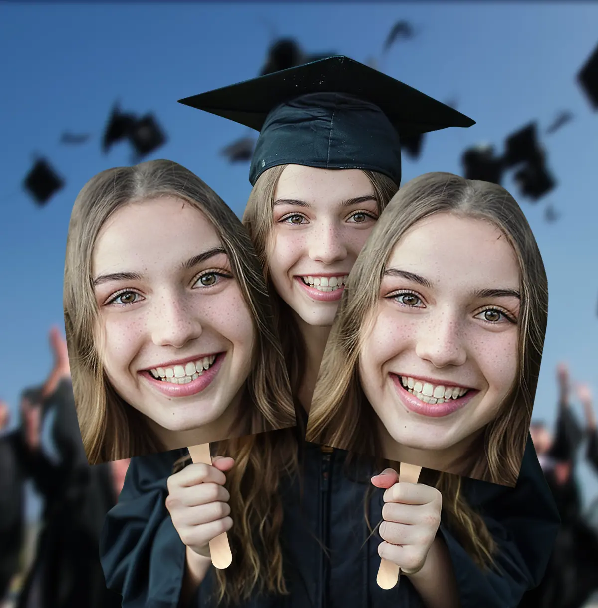 Graduation Best BIG Heads™️ Cutouts