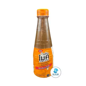 Zab Mike Pasteurized Thai Fermented Fish Sauce, Papaya Salad (Som Tum) Formular(11.16 oz-Net Wt 14.6 oz) น้ำปลาร้าต้มสุกปรุงรส แซ่บไมค์ สูตรส้มตำ