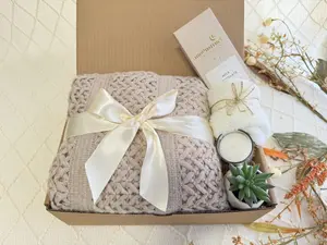 CUSTOM IN DESCRIPTION, Sympathy Gift Box, Care Package For Her, Care Package, Sending Love and Hugs, Thinking of you Gift Box, Hygge Gift Box With Blanket