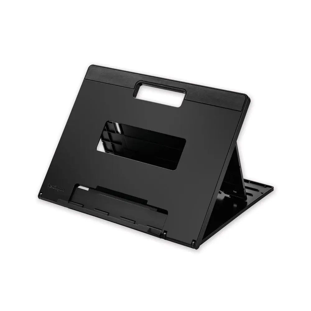 Kensington K50422WW Smart Fit Easy Riser Go Adjustable Ergonomic Riser for up to 17 in. Laptops - Black