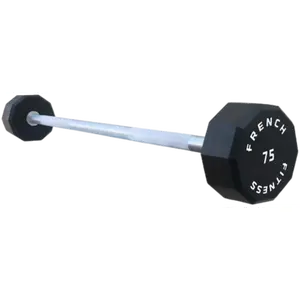 French Fitness Straight Urethane Barbell 75 lbs - Single (New)