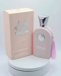 Lattafa Delilah Pour Femme Eau de Parfum Spray 3.4 Ounce Floral Fragrance with Vanilla White Musk & Peony for All Occasions