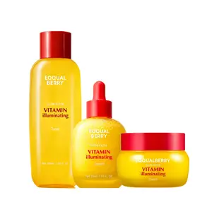 EQQUALBERRY Vitamin Illuminating Serum Brightens with Vitamin C + Niacinamide | Strengthens the skin barrier | Deeply hydrates with Ceramide & Hyaluronic Acid