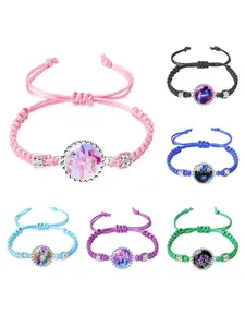 K-Pop Colorful Braided Adjustable Bracelet, Fashion Couple & Friendship Jewelry, Gift for Friends and Family, Stackable Bracelets