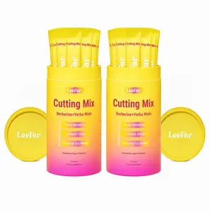 2 Pack LeeFar Cutting Drink Mix – | JD Strawberry Açaí Flavor – | (30 Servings)