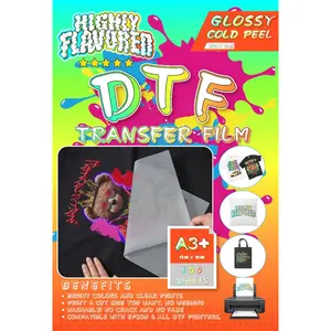 DTF Transfer Film A3+ (13 x 19) 100 Sheets - Cold Peel DTF Transfer Film A3+ (13 x 19) 100 Sheets - Cold Peel