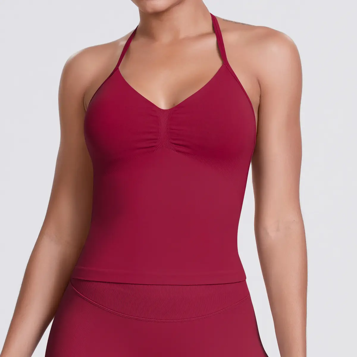 6700 Tank Top   Wine Red