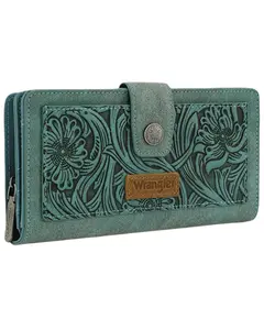 Wrangler Women's Women'S Floral Tooled Wallet - Wg339-W080tq