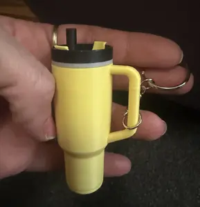 Stylish Functional Tumbler Keychain for Tumbler Lovers Opens Lid Stores Small Items Perfect Gift for Friends Family Versatile Use Practical Design