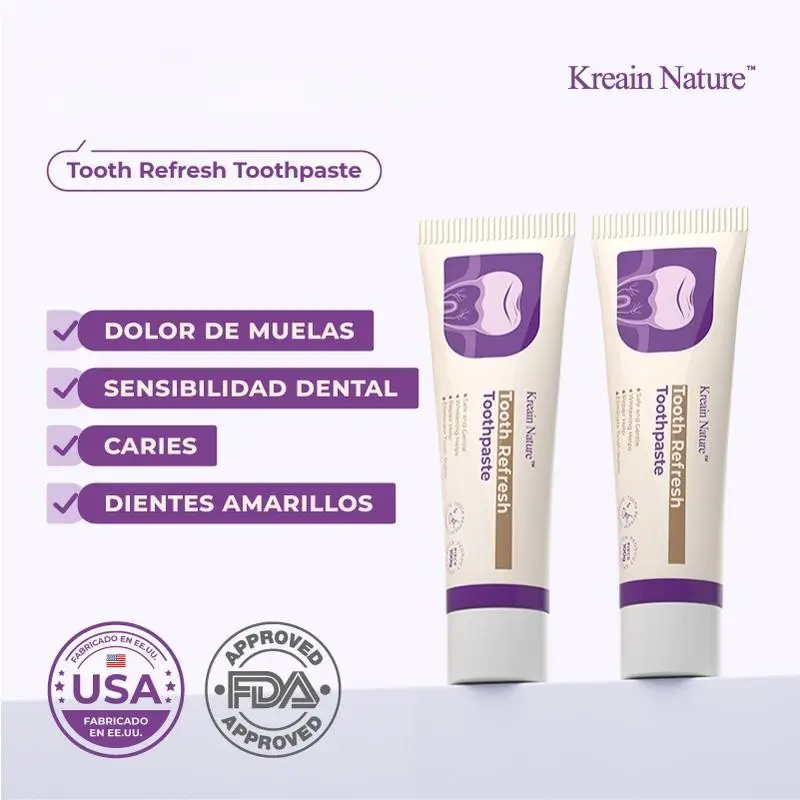 Kreain Nature 4 Oral Care Toothpaste - Fresh Breath, Prevents Tooth Loss, Natural Ingredients, Gentle Care, Buy 1 Get 1 Free