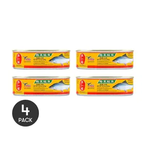 EAGLE COIN Preserved Mandarin Fish with Pickled Mustard Greens and Fermented Black Beans 6.49 oz*4Packs