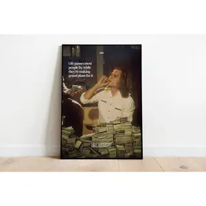 Blow Quote Poster Mafia Mob Thriller Movie Poster Print Wall Art