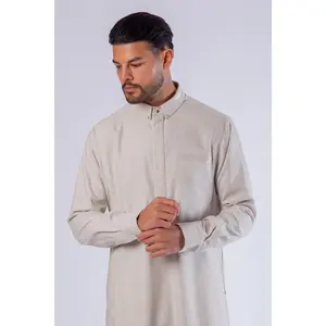 Desert Whisper Thobe - Elegant Designer Muslim Wear from London