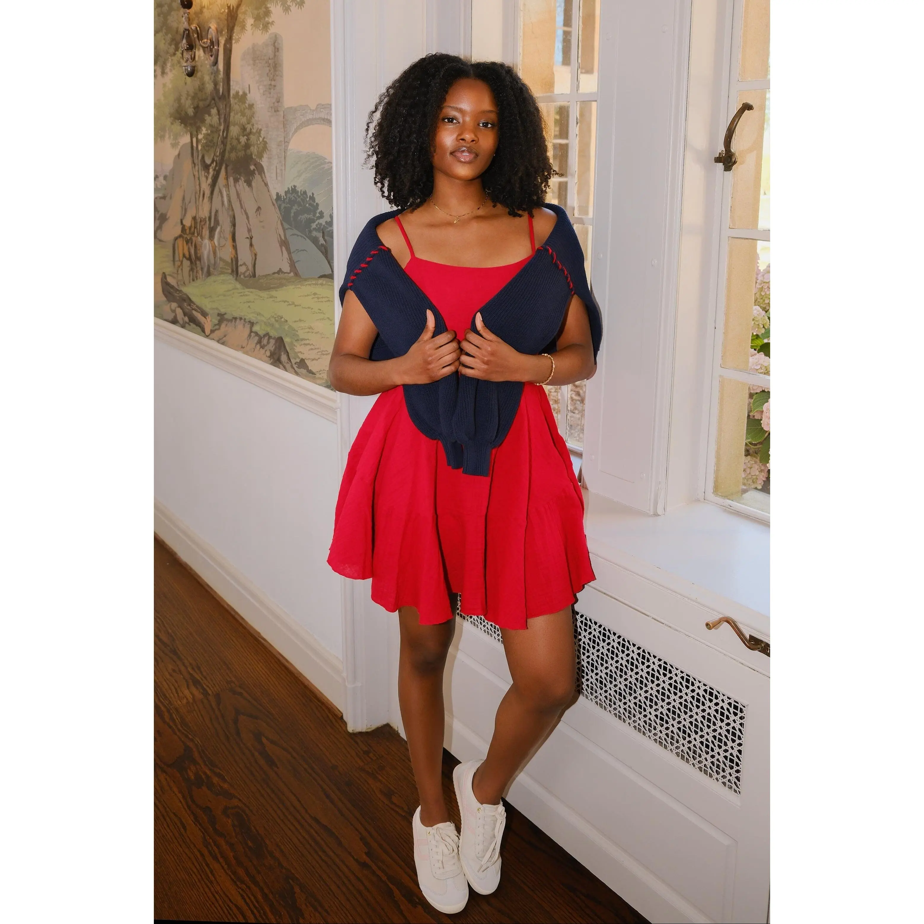 Leilana A Line Mini Dress