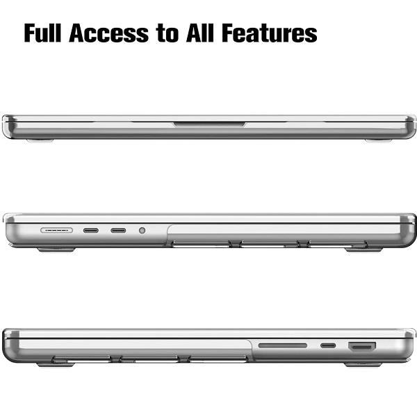 Fintie Case for MacBook Pro 16 (M4/M3/M2/M1 Chip, Model A3403/A3186/A2991/A2780/A2485), Snap-On Hard Shell Laptop Cover with Fully Vented Bottom