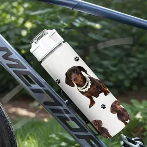 Cartoon Color Sports Water Bottle, Leak-Proof, Portable, Anti-Drop, Pop-Up Lid, Suitable for Running, Birthday Gift, Christmas Present