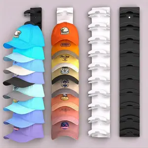 Multi-Layer Hat Storage Rack, No-Drill Hat Stand, Wall-Mounted Organizer, Hat Hooks Storage, Bookshelf, Door Closet Hat Hanger, Living Room Bedroom Decor