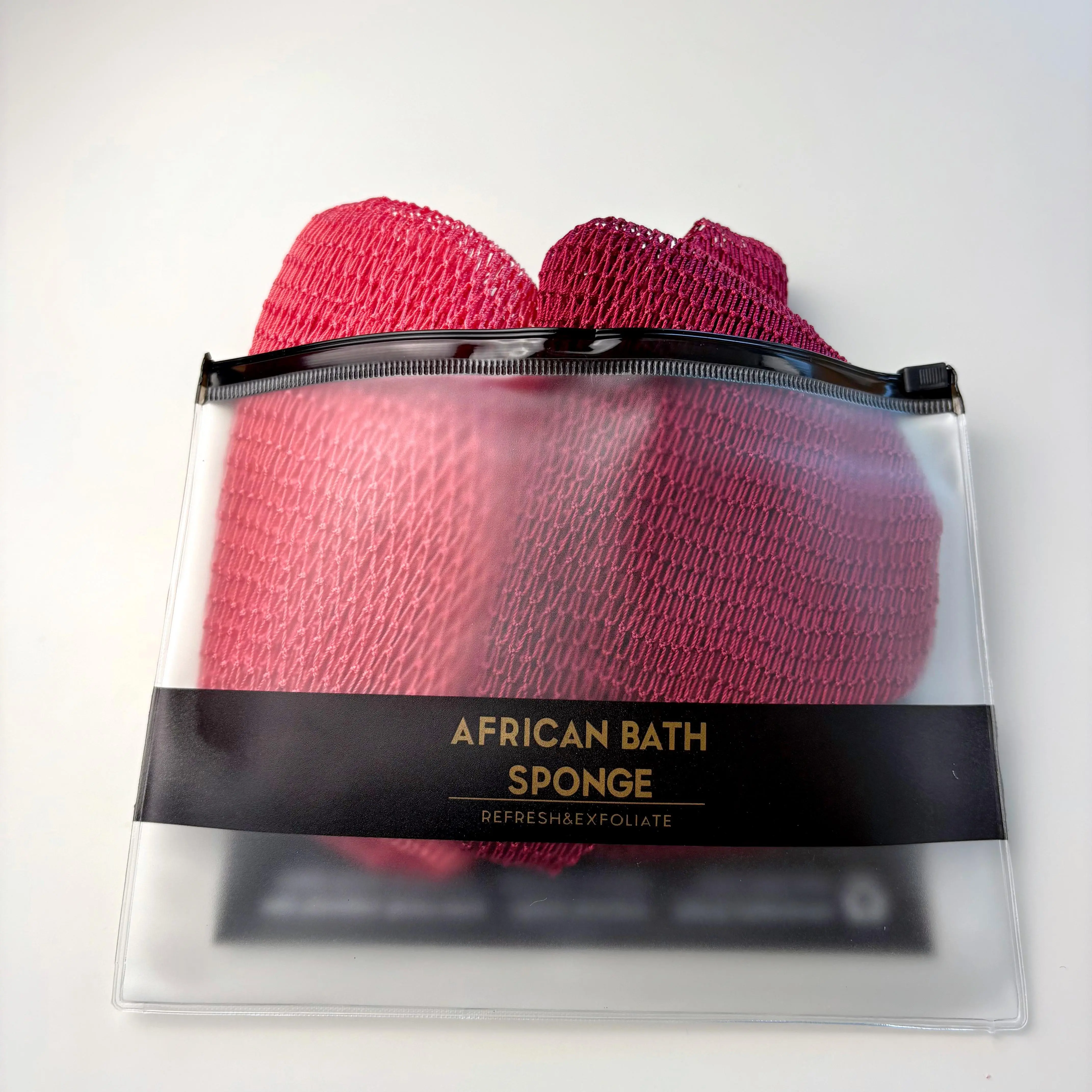 【2PCS】 African Exfoliating Net Bath Sponge