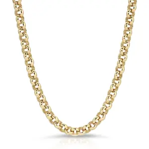 Micro Royal Rolo Chain Necklace - Stylish Design for Everyday Wear, Lightweight and Versatile Accessory