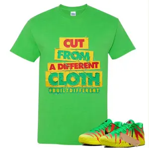 Shirt To Match Ja 3 Jurassic Park Explorer Sneaker Matching Tee EP Green Spark Black University Red Dynamic Yellow Different Cloth Shirt