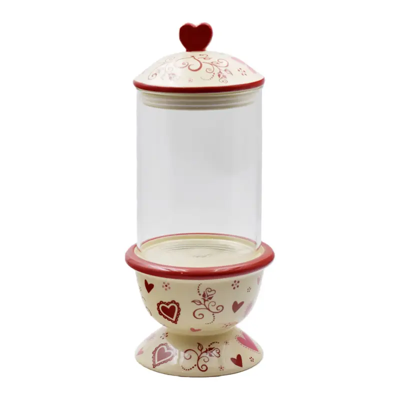 Temp-tations Seasonal 14" Store and More Pedestal Jar