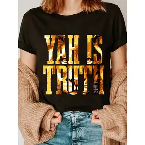 100% Cotton Hebrew Israelite Clothing Israelite Hebrew Yah Is Truth Israel Lion of Judah T-Shirt