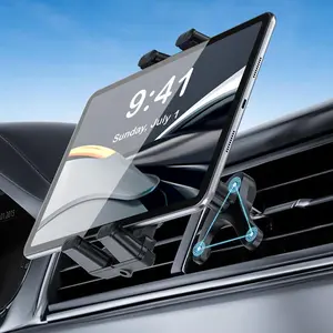 Car Air Outlet Phone Tablet Holder, Car Air Vent Phone Holder, Car Air Vent Tablet Mount, Cell Phone Car Mount, Universal Smartphone Holder, Universal Car Interior Accessories for Car, Compatible with 4.7-14 inches Phones & Tablets