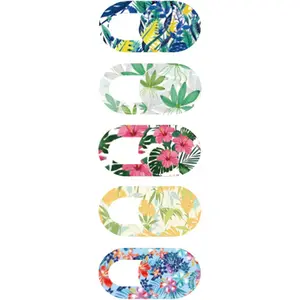 Webcam Cover, Camera Cover Slide Slide For Laptop,Cell Phone,iPad,PC,Tablet, Protect Your Privacy and Security, 5 Pcs, Flower