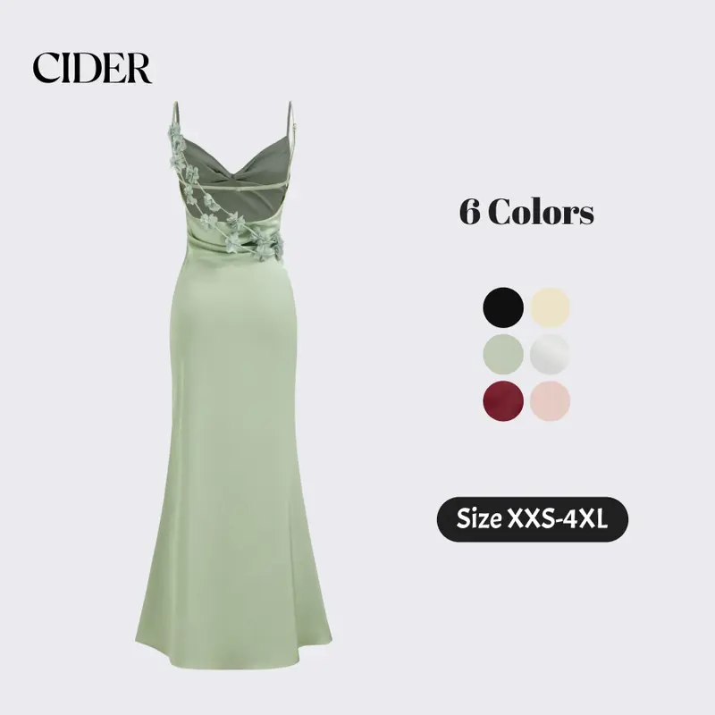 Cider satin green dress - TikTok Shop Cider satin green dress - TikTok Shop