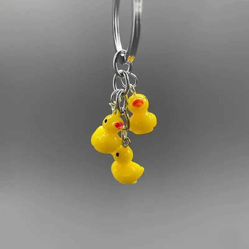 Cute Duck Keychain, Keychain For Bags, Bag & Car Accessory, Bag Charms, Perfect Gift for Duck Lovers, Unique Design, Ideal for Daily Use