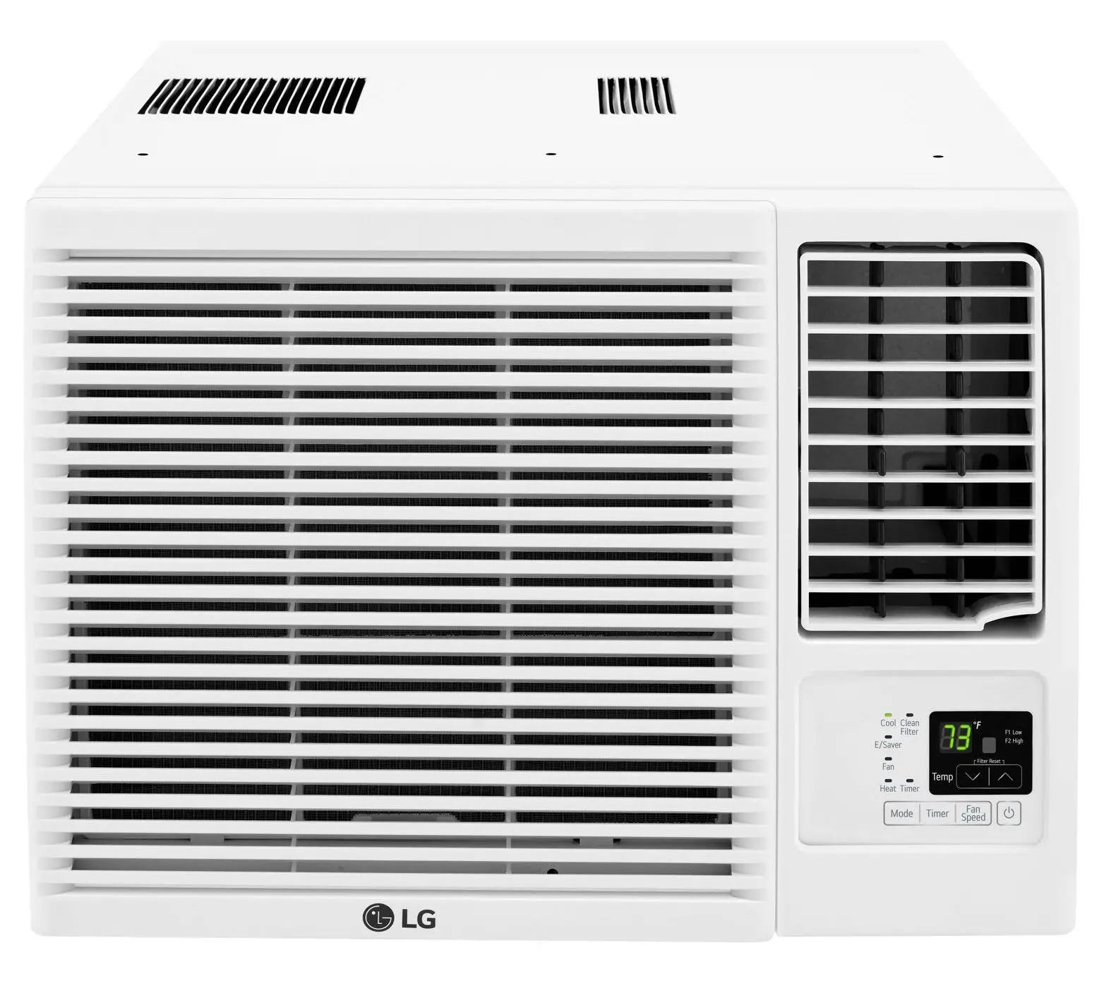 LG 7,600 BTU 115V Window-Mounted Air Conditioner with Heat
