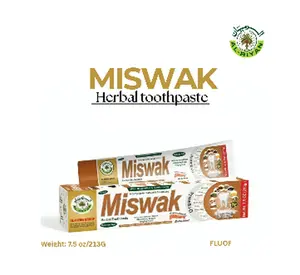 Al-Riyan Organic Miswak Herbal Toothpaste-7.5 Oz