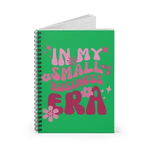 Small Business Era Dural Notetaking Journal Spiral Notebook - Ruled Line- Spiral hardcover notebook