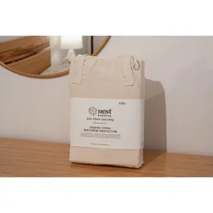 15" Organic Cotton Waterproof Mattress Protector