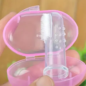 1pc Soft Pet Finger Toothbrush for Dogs & Cats - Gentle Dental Care with  Storage Case, Easy-to-Use Design for Comfortable Oral Hygiene, Soft Toothbrush