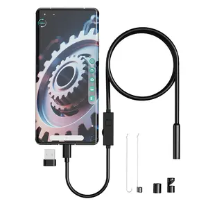️【Android Type‑C Only – Not for iPhone】3.3 ft Endoscope Camera, 1920p HD Borescope with 8 Adjustable LED Lights, Semi‑Rigid Snake Waterproof IP67 Inspection Camera (Single Lens)