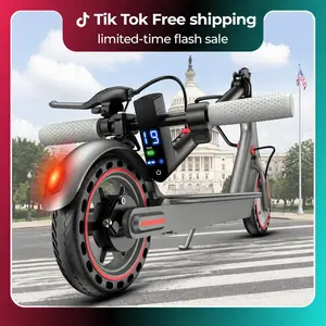 Electric Scooter -19 MPH Max Speed, 8.5''Honeycomb Solid Tires, 350W Motor, 12 Miles Range,Adjustable Speed Foldable Commuter Scooter with Dual Braking System &App Control School Scooters