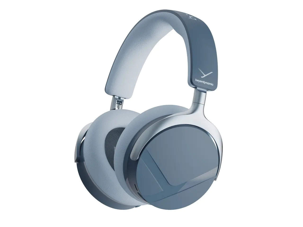 beyerdynamic AVENTHO Y Wireless Headphones, 90-hour battery, ANC, Bluetooth 6.0 multipoint, foldable, replaceable battery - Blue Fusion
