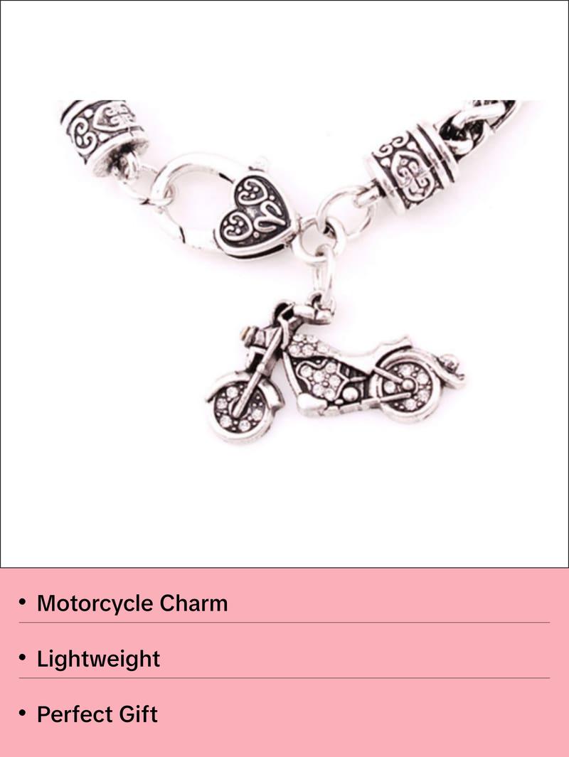 MOTORCYCLE CHARM BRACELET