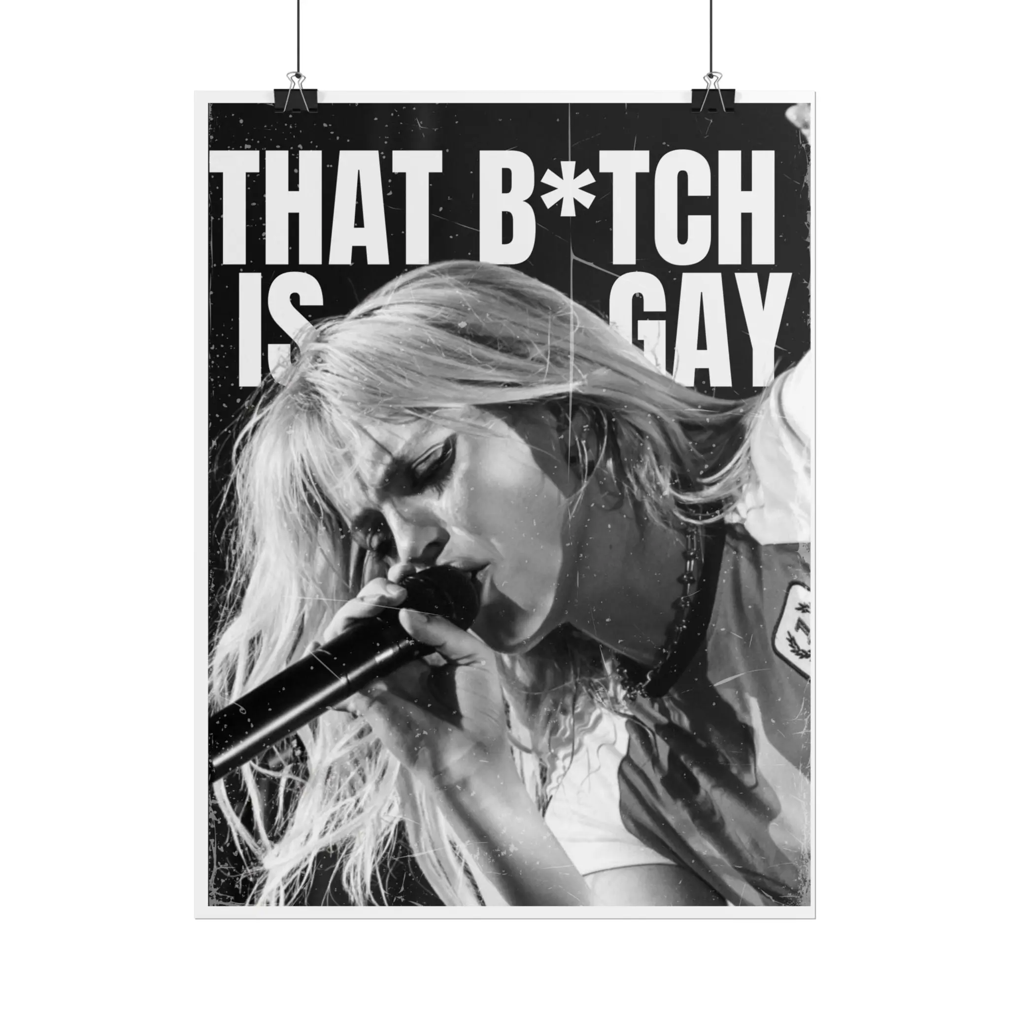 "That B*tch Is Gay" Renee Rapp Rolled Poster